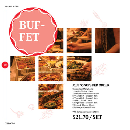 Buffet (min. 35 sets)