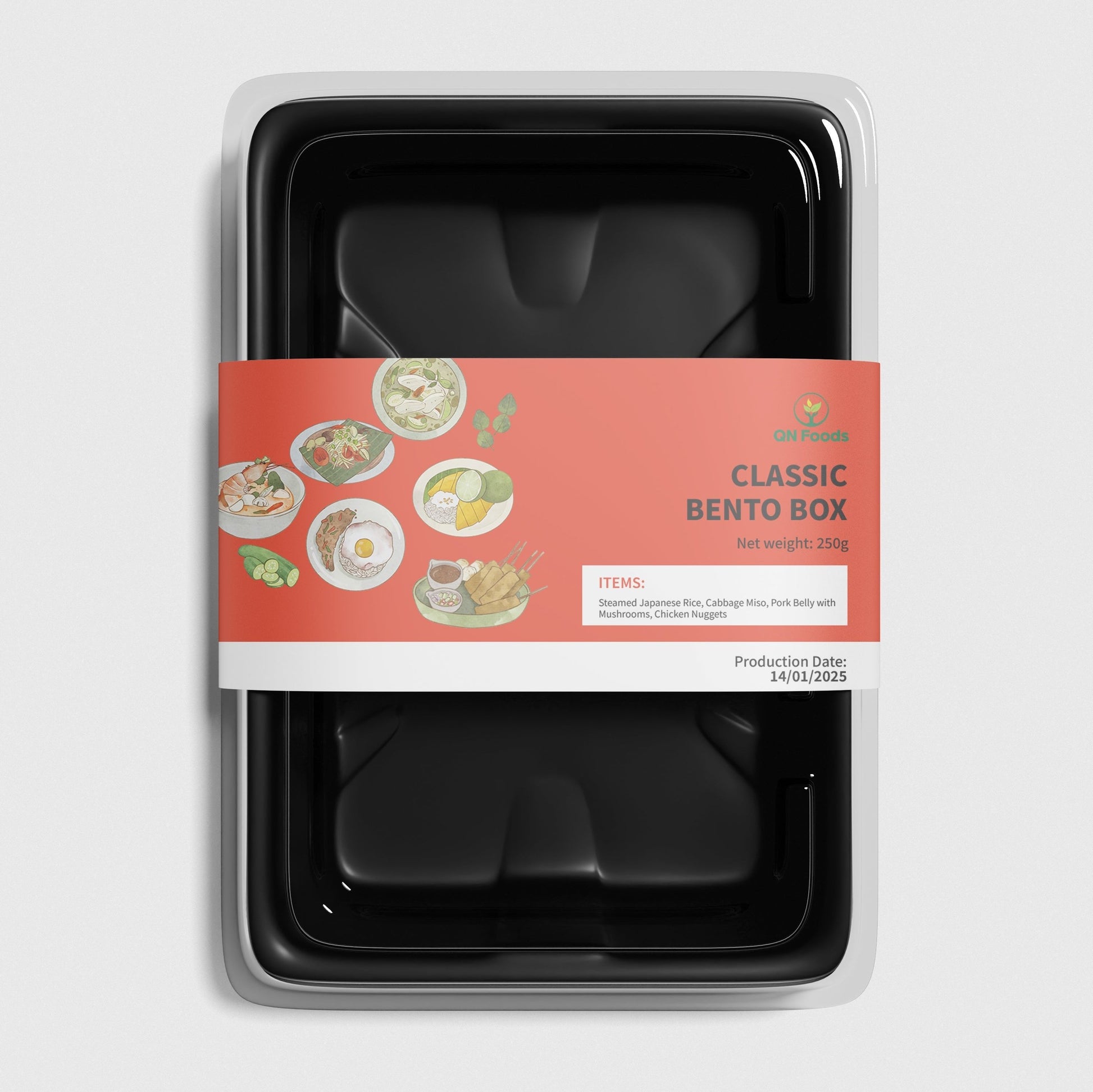 QN vegetarian classic bento